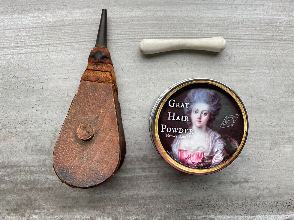 Thumbnail: 18th Century Lavender Scented White Hair Powder
