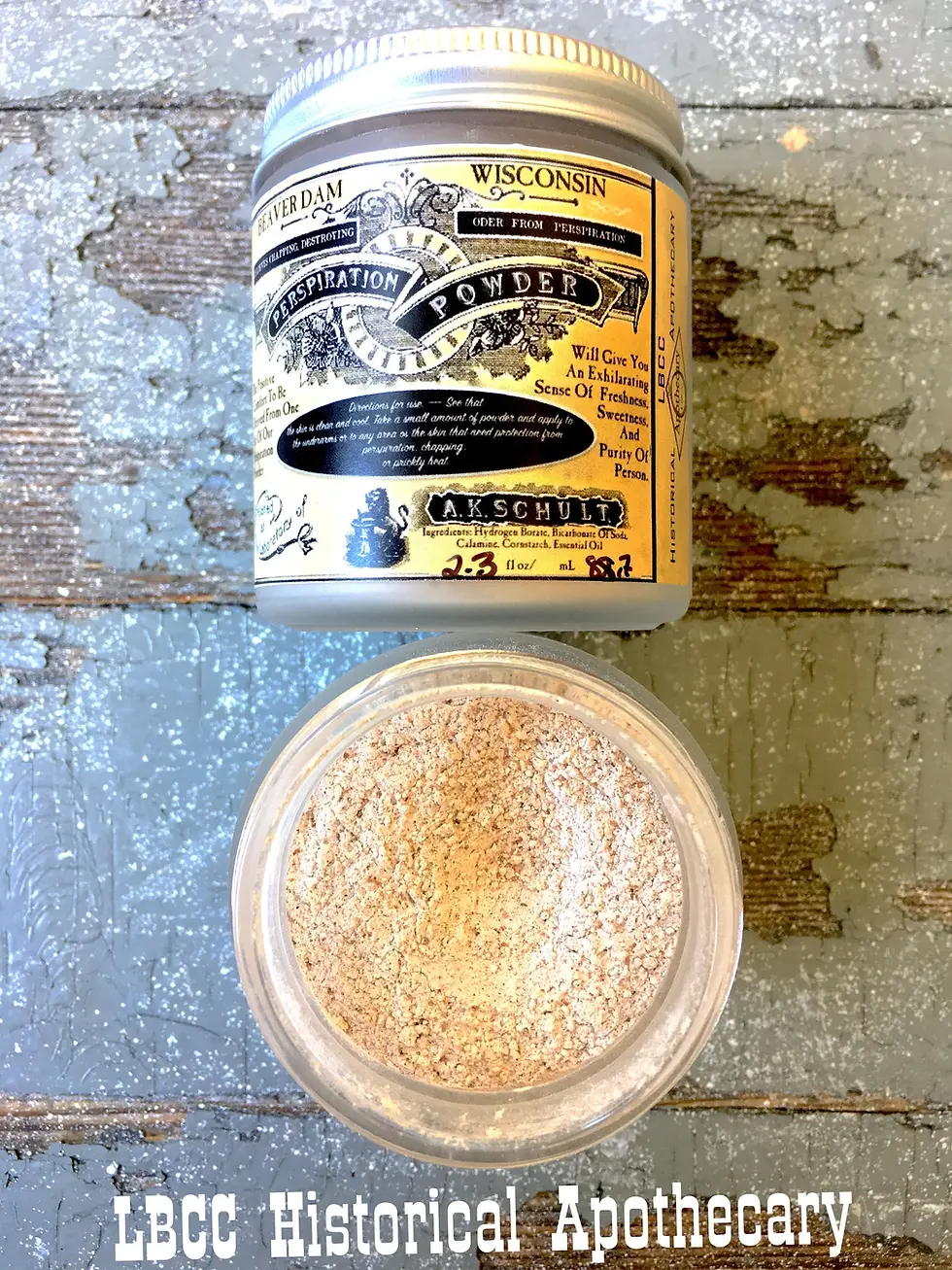 Thumbnail: Perspiration Powder - 1902 Recipe - Natural Aluminum Free Powder Deodorant