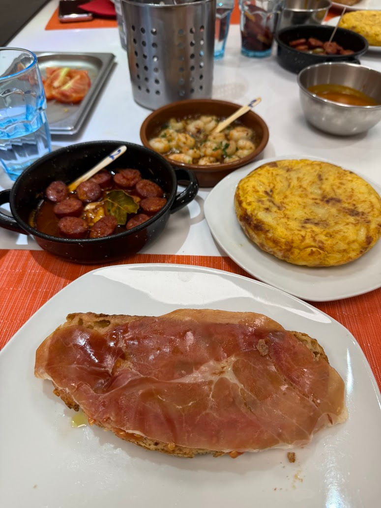 Finished Tapas spread
