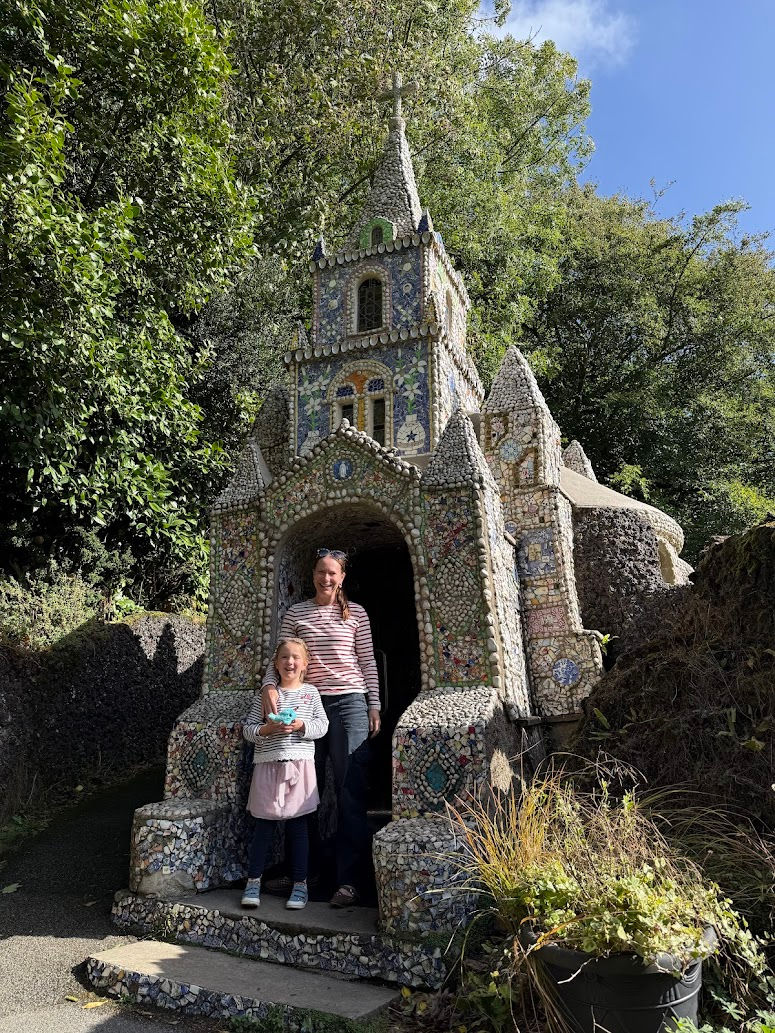 Emily and Anna at the Little Chapel