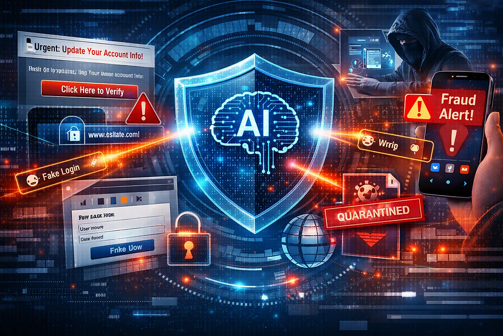 How Artificial Intelligence Automates Real Time Phishing Detection and Prevention