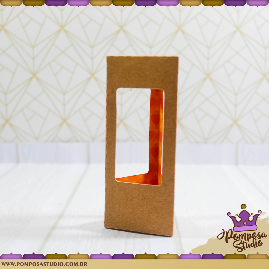 Miniatura: Arquivo de Corte - Porta Tubete Triângulo