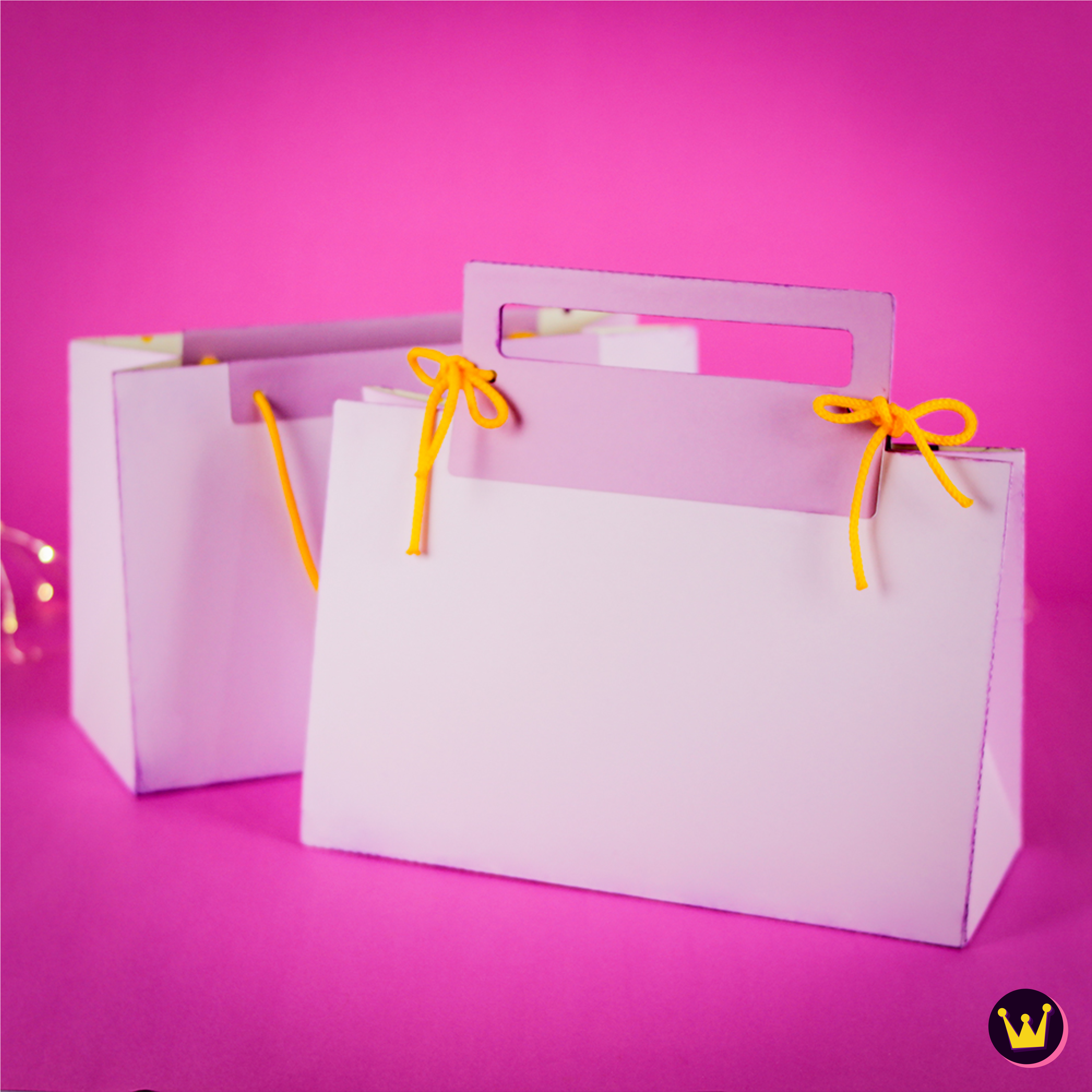 Arquivo de corte • Sacola G {fundo colagem}