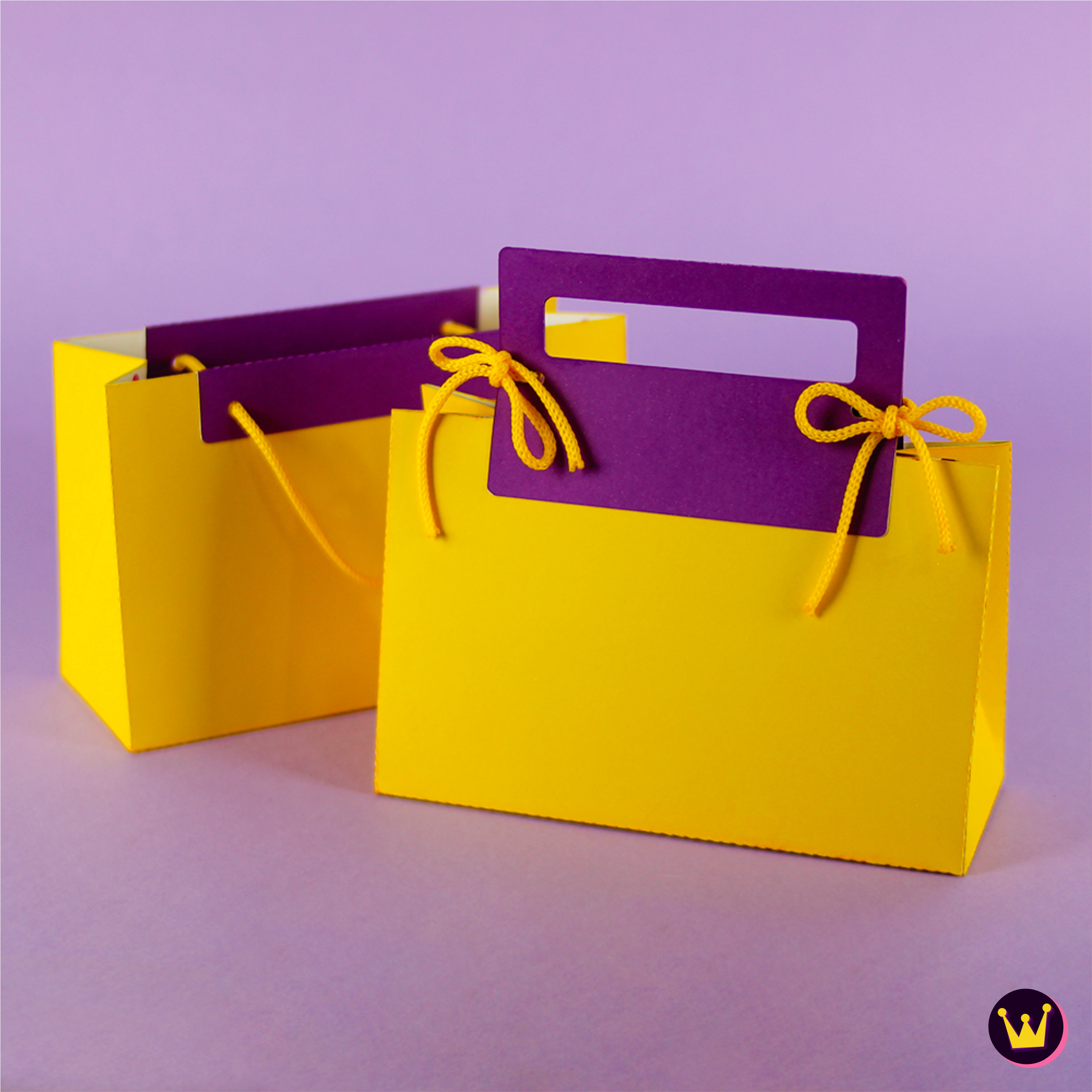 Arquivo de corte • Sacola P {fundo colagem}