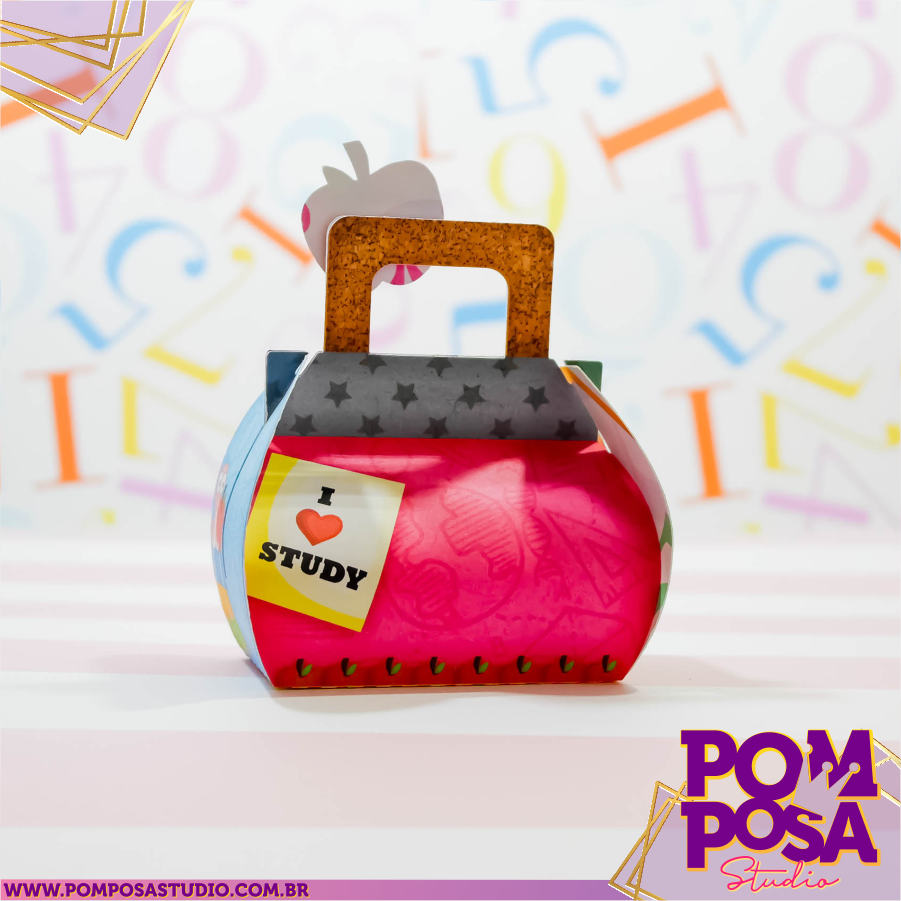 Miniatura: Arquivo de Corte - Bolsinha Bombom