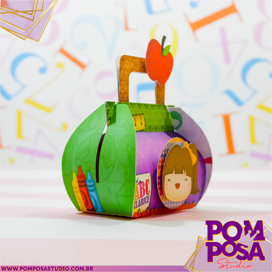 Miniatura: Arquivo de Corte - Bolsinha Bombom