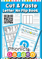 Nn CVC FlipBook Cut & Paste