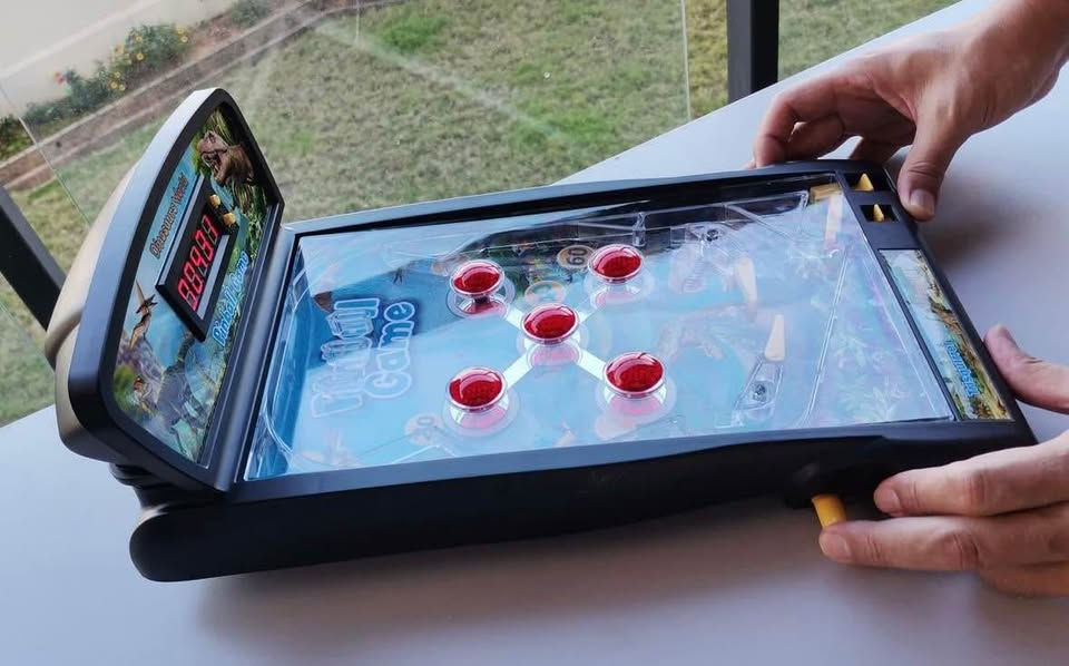 Thumbnail: Dinosaur World Electronic Pinball | LED Lights & Sound Arcade Game(C78)