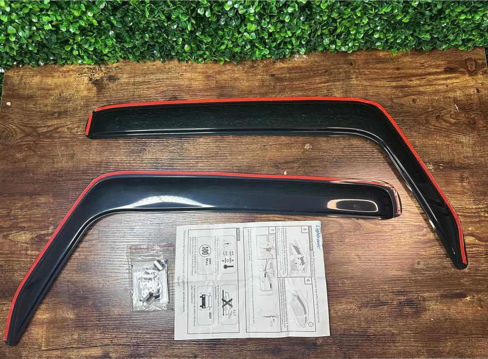 Thumbnail: Jeep Wrangler TJ 2-Door Window Visors 1997–2006 | Dark Smoke(A92)