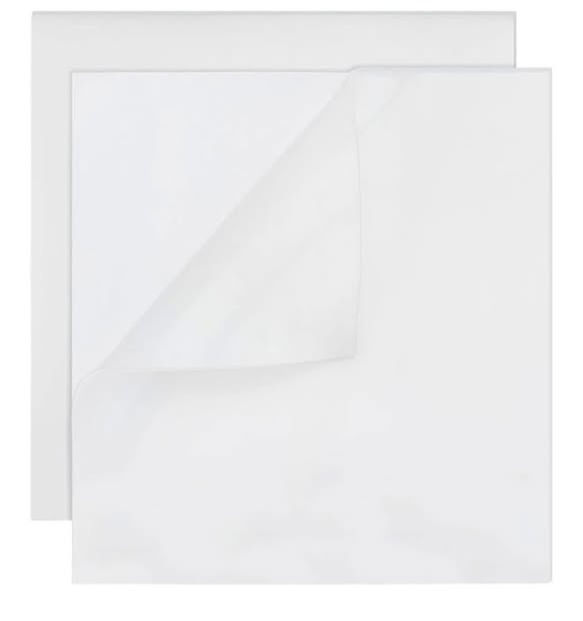 Thumbnail: BENECREAT 2pcs Adhesive Silicone Rubber Sheets – 10x10 in, 3mm Thick, White