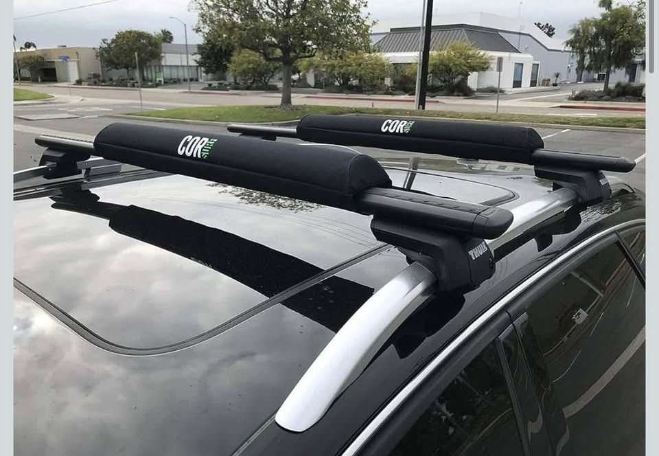 Thumbnail: COR Surf Roof Rack Pads & Tie Down Straps | 28" Black(A110)