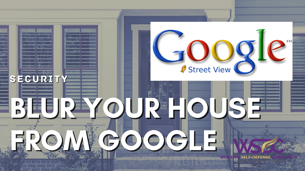 Google Street View logo on photo of front view of house.