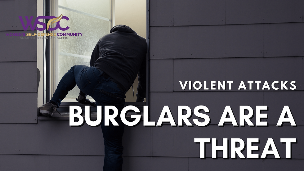 Graphic depiction of a burglar climbing into an open home window.