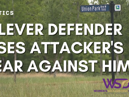 Clever Defender Uses Attacker's Fear Against Him