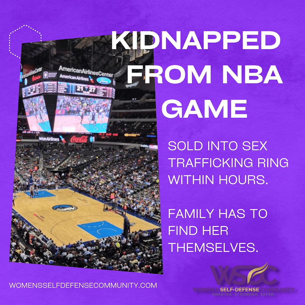 teen girl kidnapped from NBA game