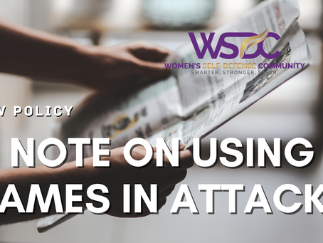 A Note on Names of Victims and Attackers