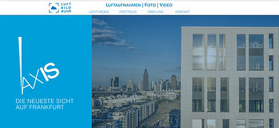 Screenshot Luftbild Ruhr Homepage