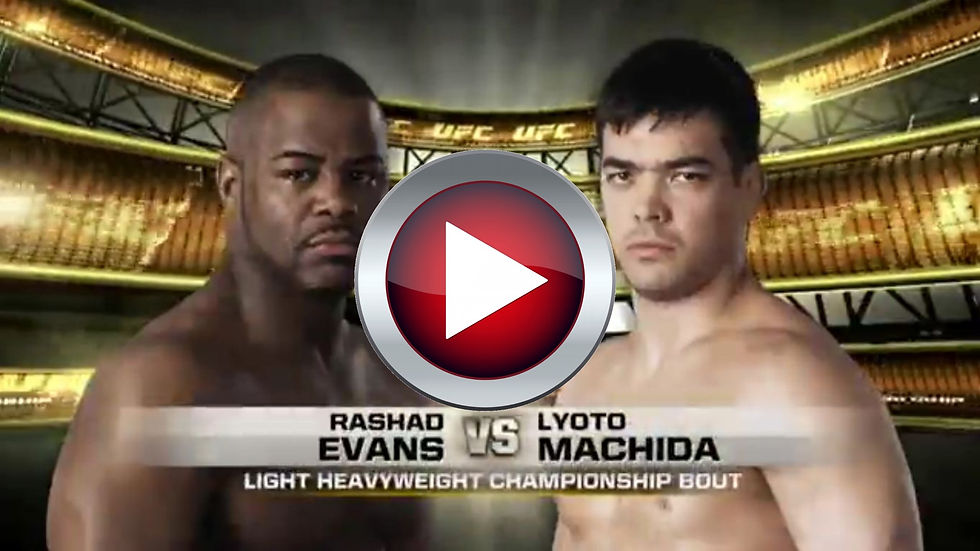 Lyoto Machida vs Rashad Evans