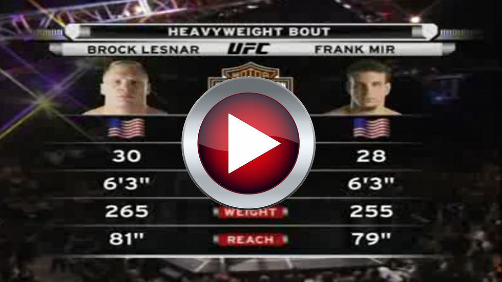 Brock Lesnar vs Frank Mir