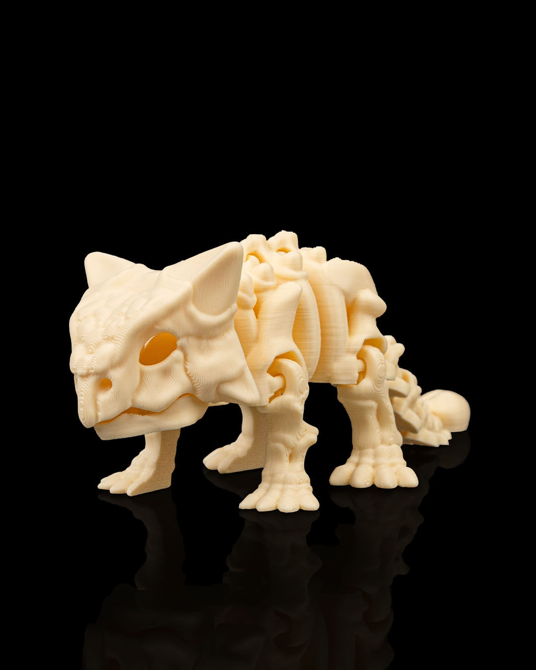 Ankilossauro Esqueleto Articulado 3D Mini Dinossauro Educativo Infantil
