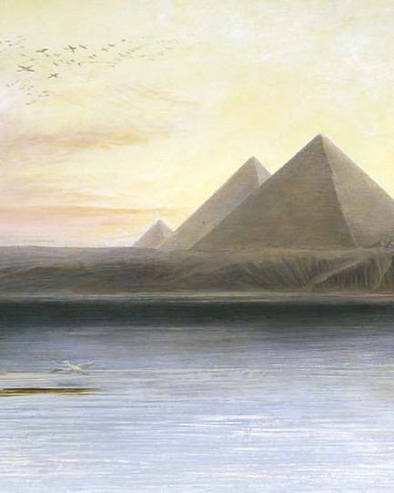 Malerei der Pyramiden