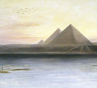 Painting of the Pyramids