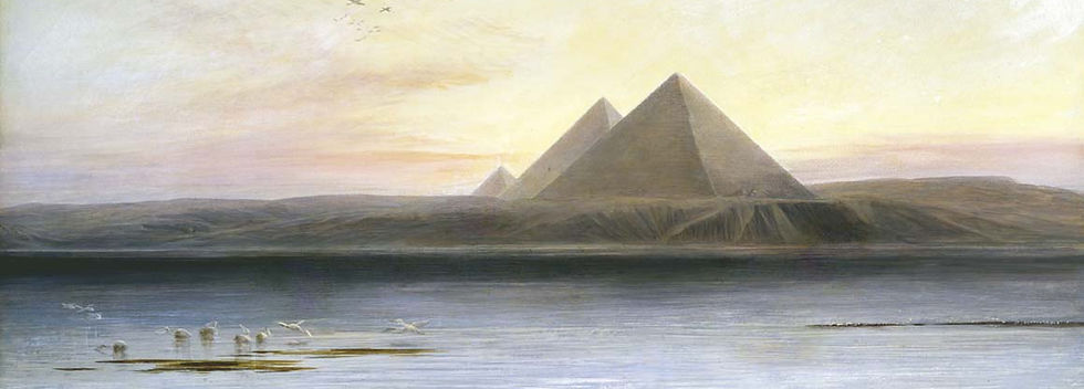 Pyramids at Sunset