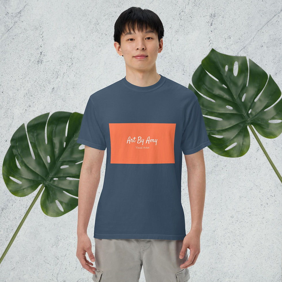 Thumbnail: Unisex garment-dyed heavyweight t-shirt
