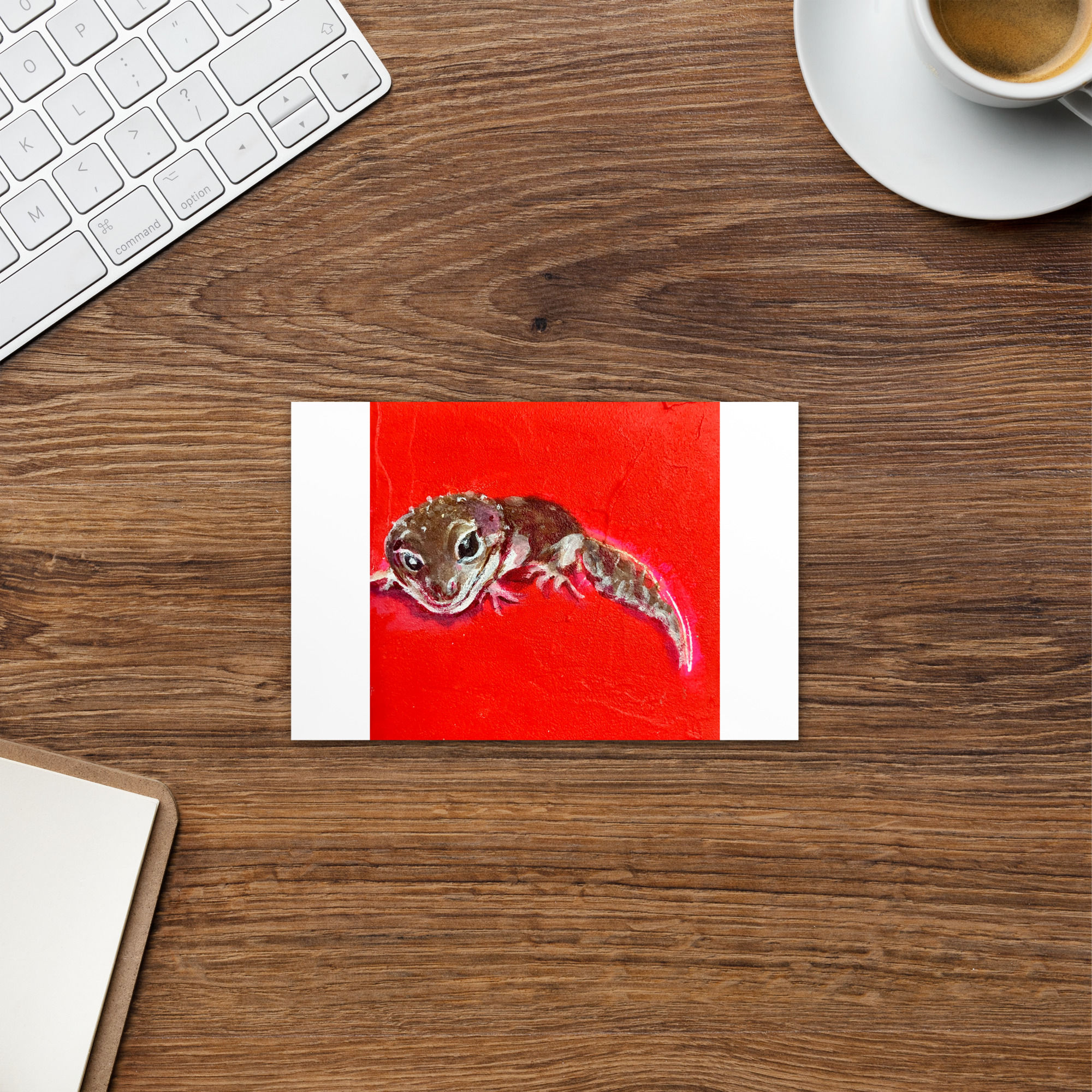 Gecko Lizard Postcard Print