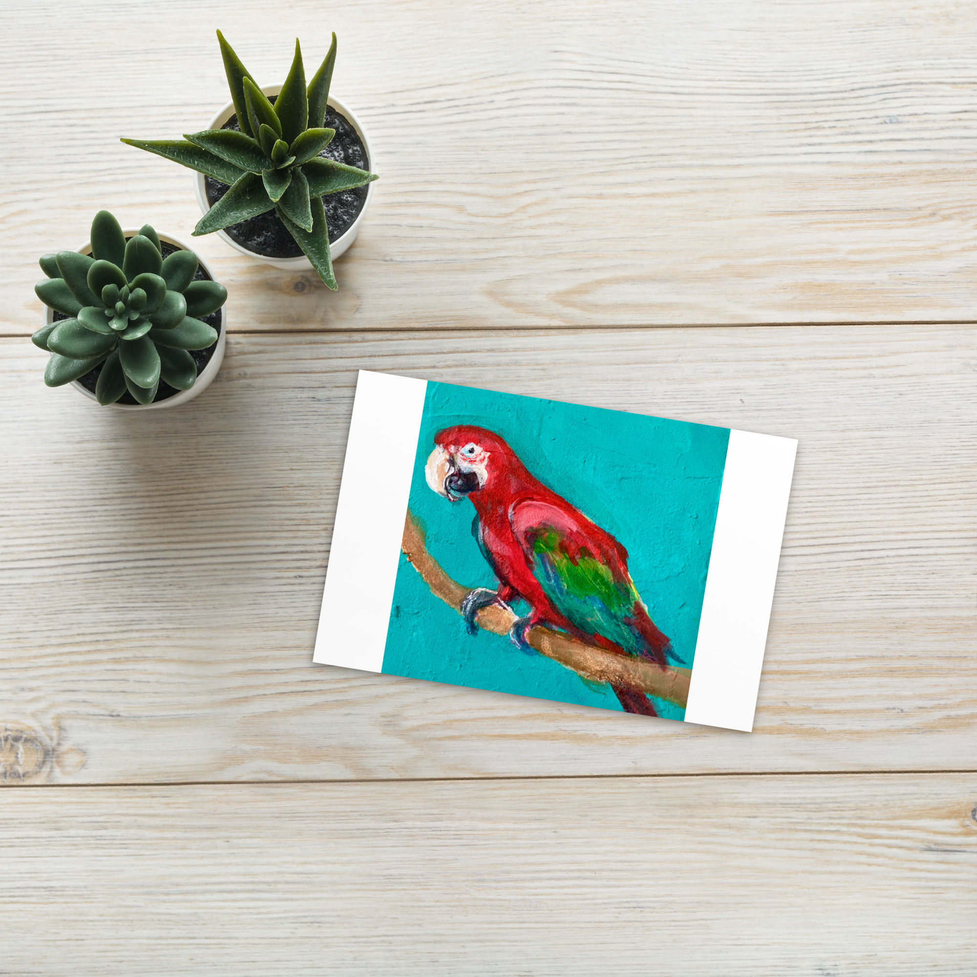 Parrot Postcard Print