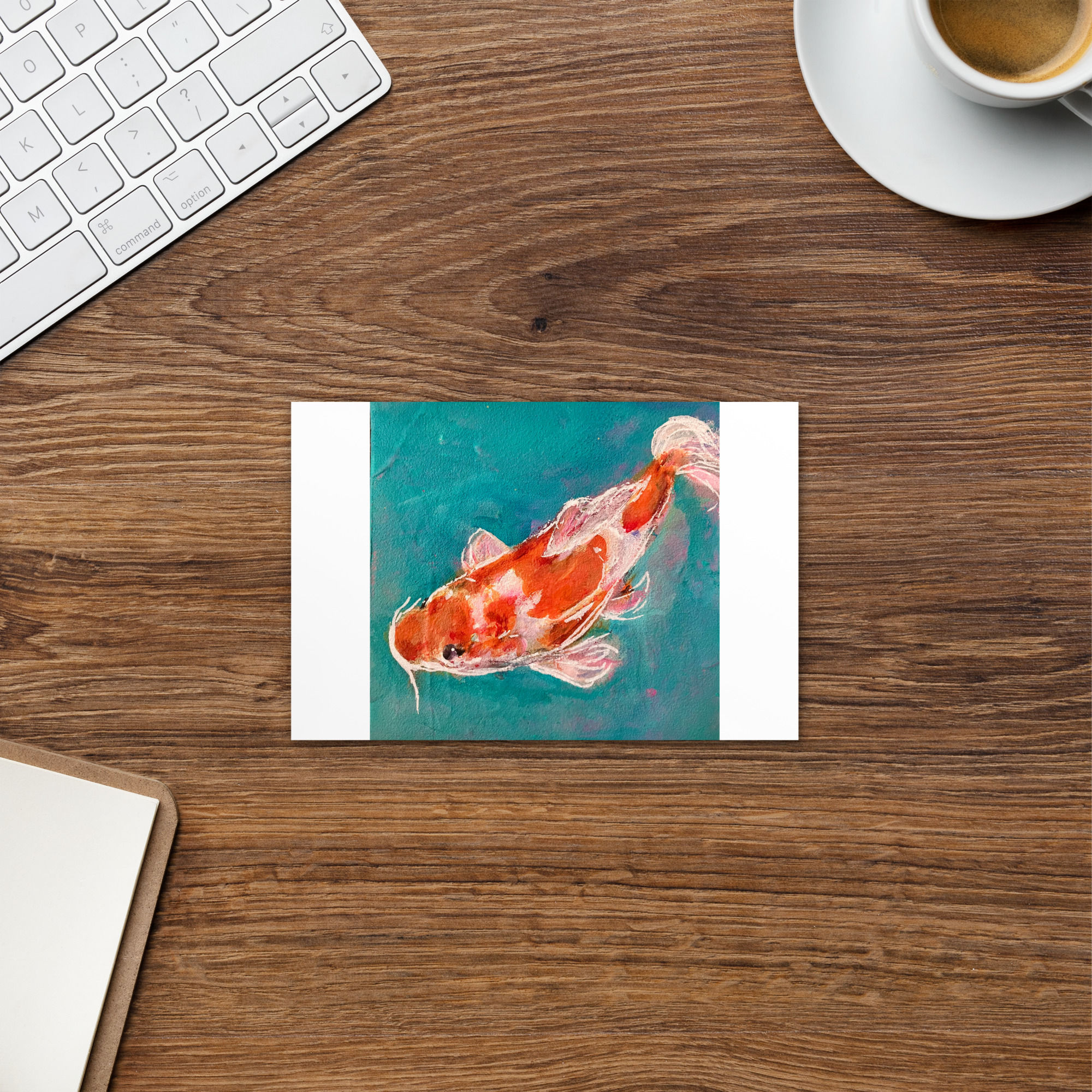 Koi Fish Postcard Print
