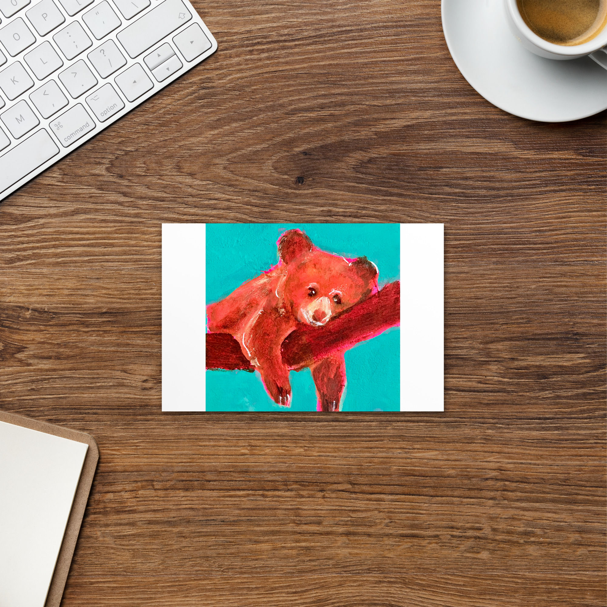 Baby Bear Postcard Print