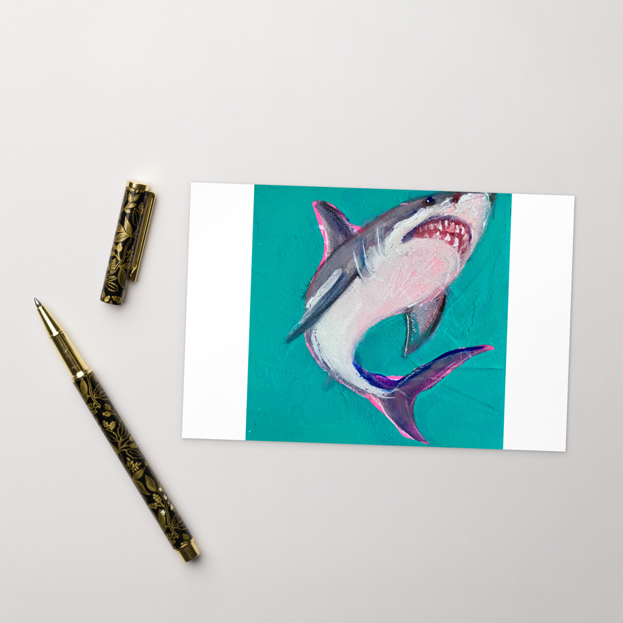 Shark Postcard Print
