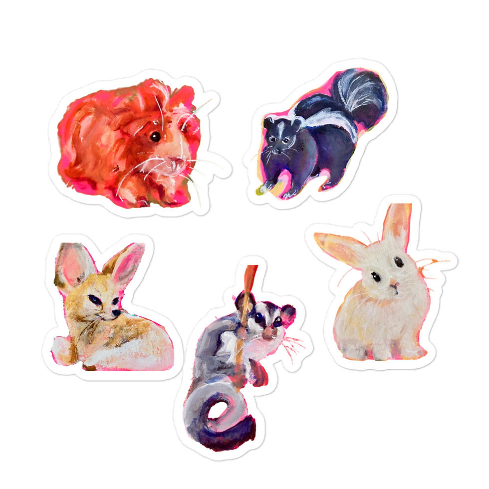 Thumbnail: Pocket Pets -1 Bubble-free stickers
