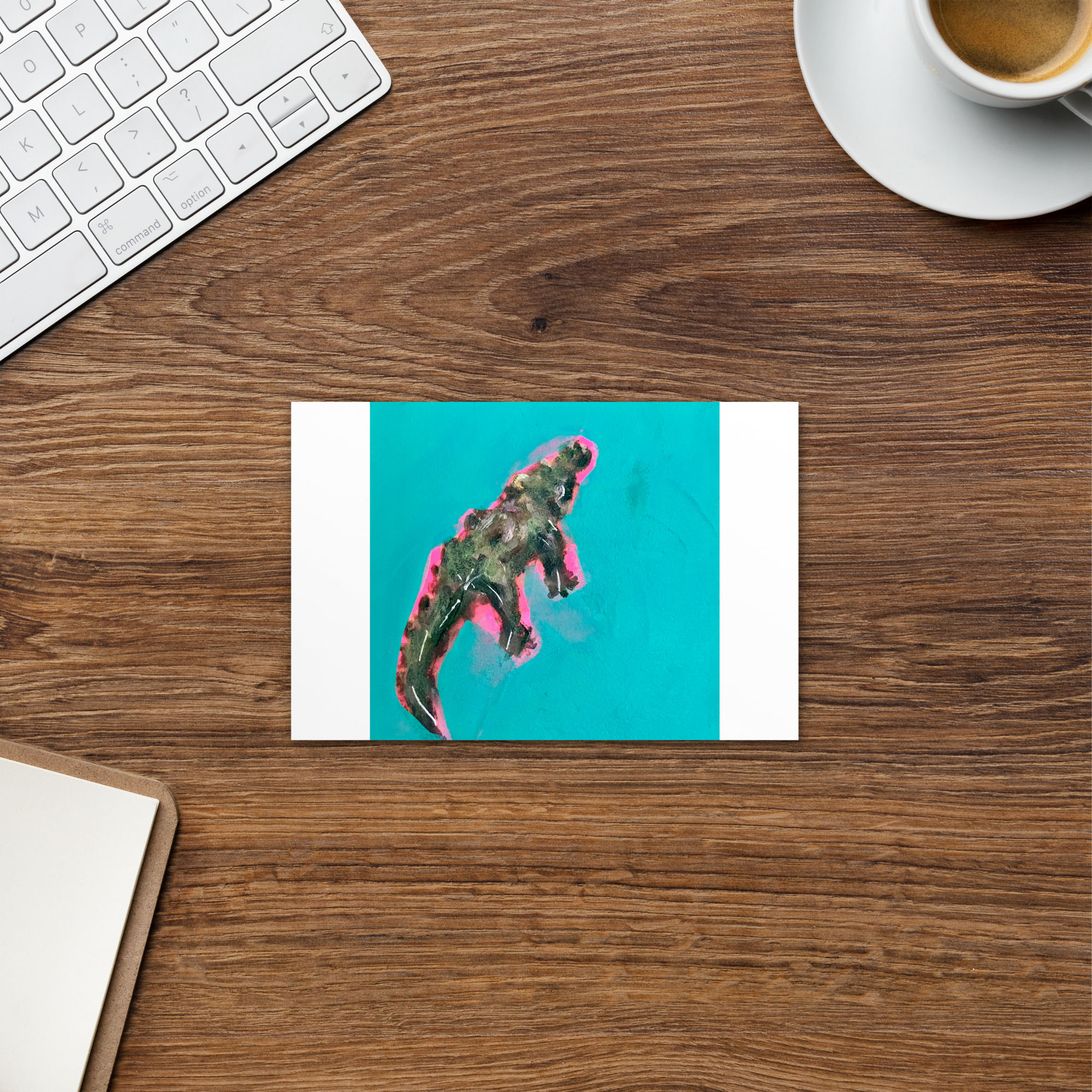 Alligator Postcard Print