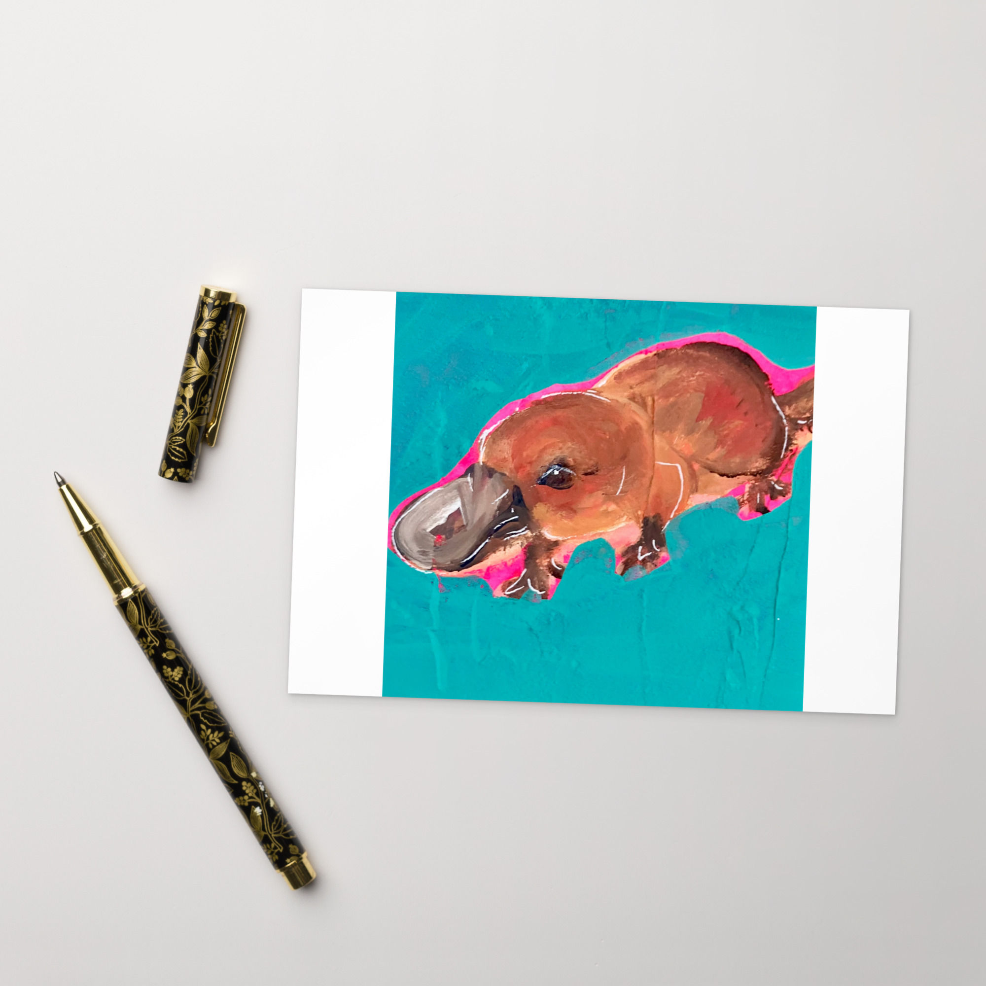 Platypus Postcard Print