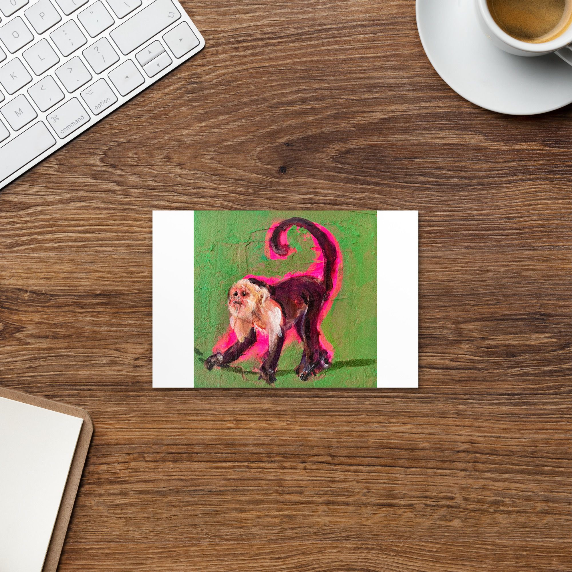 Capuchin Monkey Postcard Print