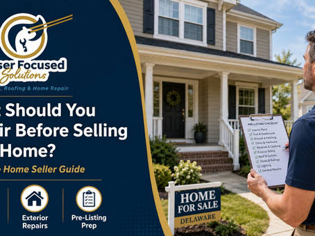 Home repairs before selling a house in Middletown Delaware