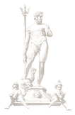 bologna statue illustration
