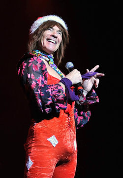 Festive Mick Jagger