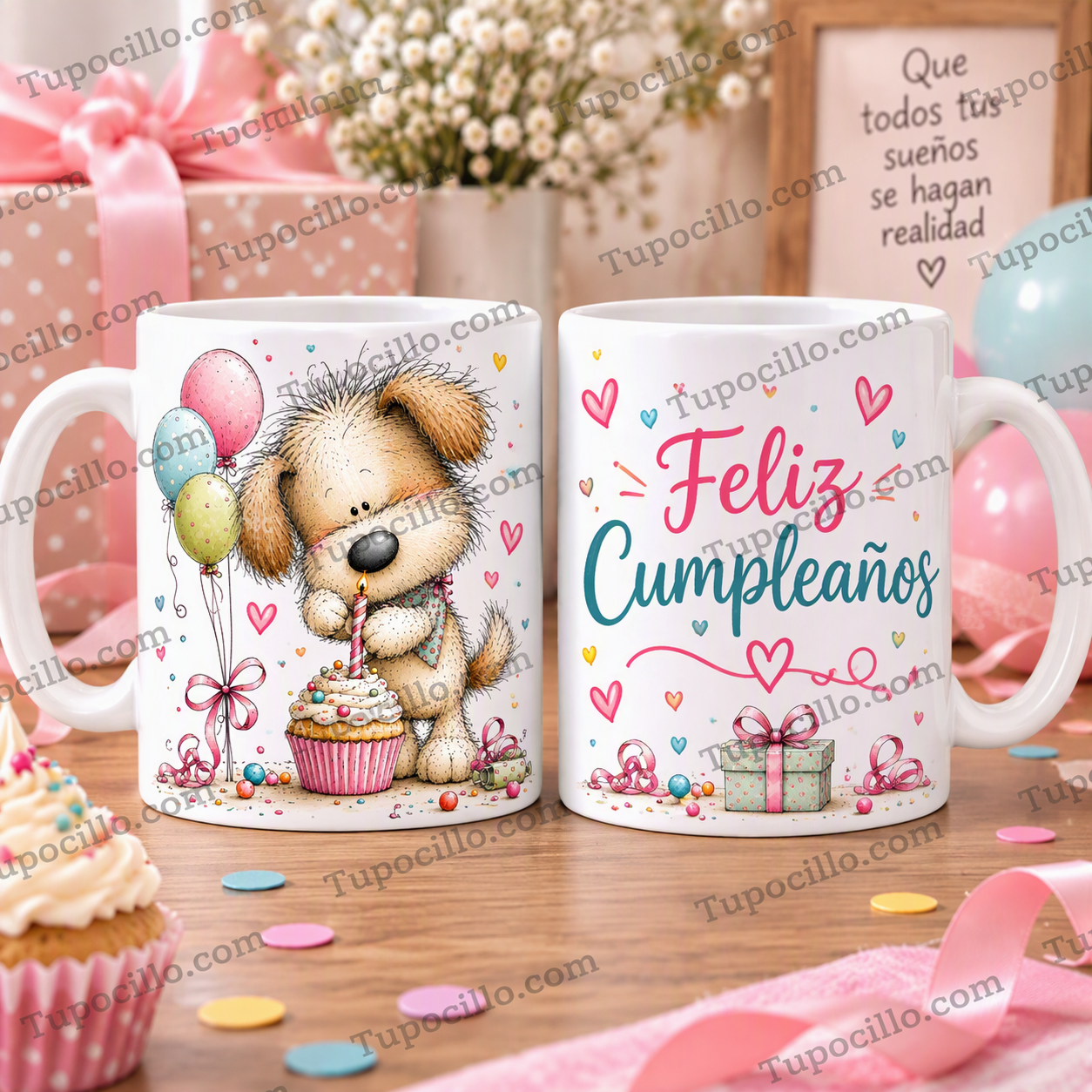 Canecas Feliz aniversário