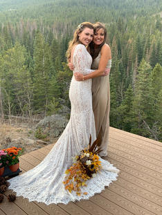 Ashely's wedding in Allure Bridal Gown