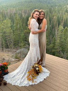 Ashely's wedding in Allure Bridal Gown