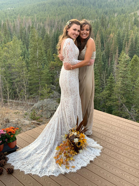 Ashely's wedding in Allure Bridal Gown