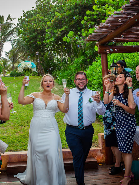 Mariya's wedding in Morilee Gown