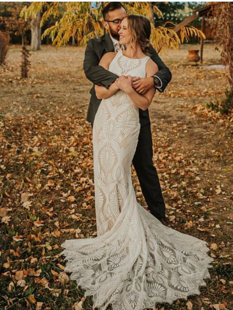 Morgan's wedding in Allure Bridal Gown