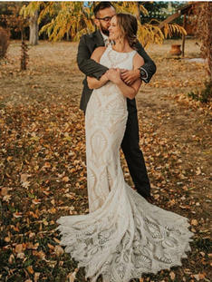 Morgan's wedding in Allure Bridal Gown
