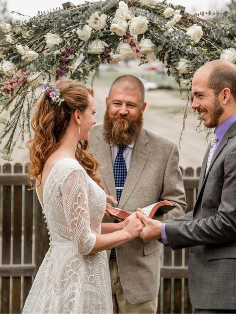 Shelby's wedding in Allure Bridal Gown