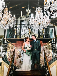 Morgan's wedding in Maggie Sottero Gown
