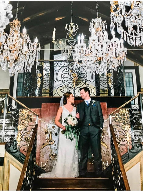 Morgan's wedding in Maggie Sottero Gown